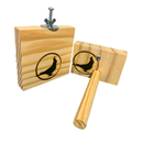 Plataforma e Poleiro de madeira para Calopsiitas