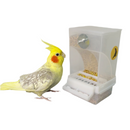 Comedouro De Sementes Para Calopsitas Automático Fim Sujeira