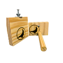 Plataforma e Poleiro de madeira para Calopsiitas