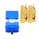 Kit Bebedouro Automático + 2 Plataformas Poleiro Calopsitas Mansa