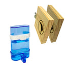Kit Bebedouro Automático + 2 Plataformas Poleiro Calopsitas Mansa