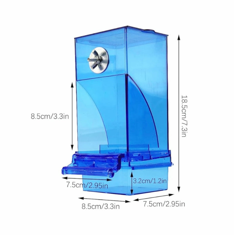 Comedor de Sementes automático - Praticidade e Higiene para suas calopsitas Aves