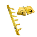 Kit Platafoma Para Passaros E Escada De Madeira  Calopsita