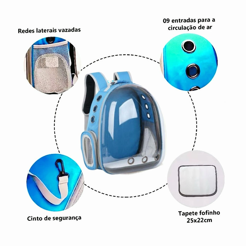 PROMOÇÃO MOCHILA PARA CALOPSITA