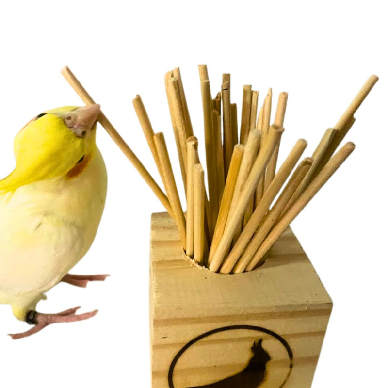 Brinquedo Para Calopsita Pega Palito E Plataforma
