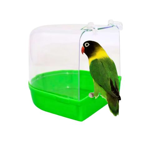 Banheira Para Banho Pássaros Fácil De Por Na Gaiola Da Ave