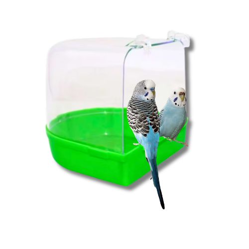 Banheira Para Banho Pássaros Fácil De Por Na Gaiola Da Ave
