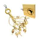 Kit Brinquedo Para Calopsita Bicar E Brincar E Plataforma