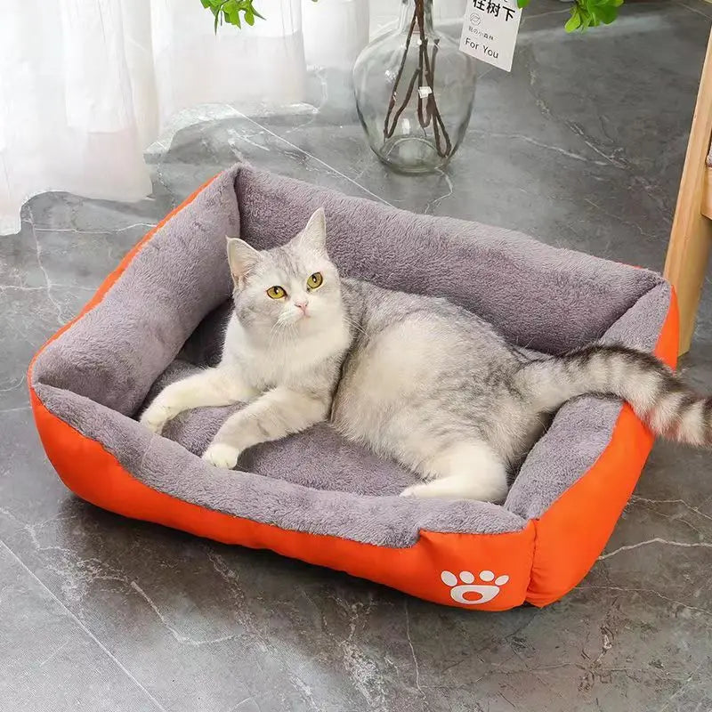 Cama Grande para Gatos e Cães - Aconchegante, Confortável e Impermeável