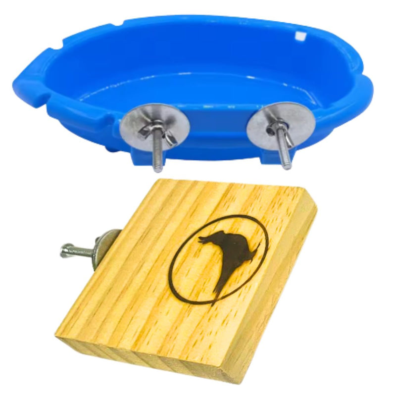 Banheira Com Plataforma Para Calopsitas Mansa