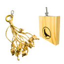 Kit Brinquedo Para Calopsita Bicar E Brincar E Plataforma