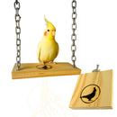 Balanço E Plataforma Para Calopsita Brinquedo Para Ave