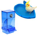 Comedouro E Banheira Automático Para Aves Calopsita