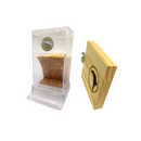 Poleiro Plataforma com Comedouro Automático – Conforto e Alimentação sem Desperdício