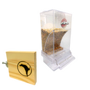 Poleiro Plataforma com Comedouro Automático – Conforto e Alimentação sem Desperdício