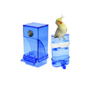 Comedouro de sementes + Bebedouro em Acrílico -Higiene e segurança  para suas calopsitas Aves