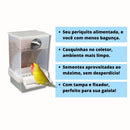 Comedouro De Sementes Para Calopsitas Automático Fim Sujeira