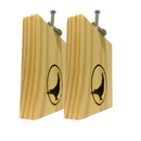 Kit Com 2 Plataformas de Madeira  Para Aves Calopsita