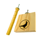 Poleiro Para Gaiola E Plataforma De Madeira Calopsitas Mansa